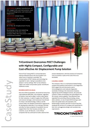 Cost-Effective Displacement Pipettes for IVD Applications